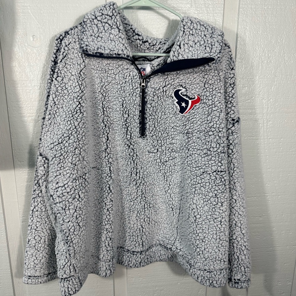 NFL Texas Longhorns Sherpa Pullover Size XXL NWT
